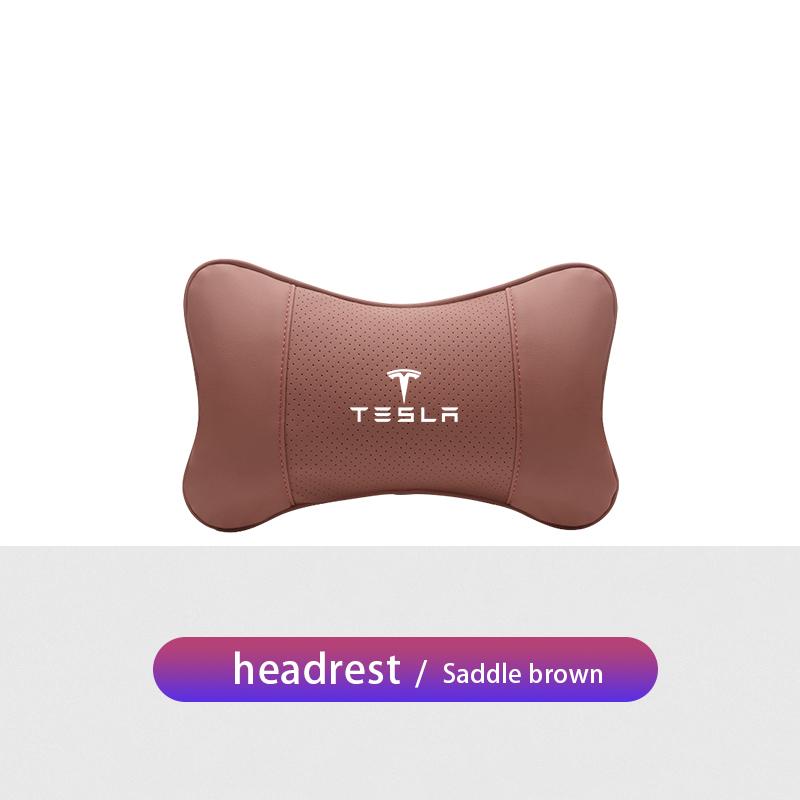 Car Seat Head Support Cushion Lumbar Pillow Accessories For Tesla Model 3 Y S X Cybertruck Juguete Roadster Coil Bonina