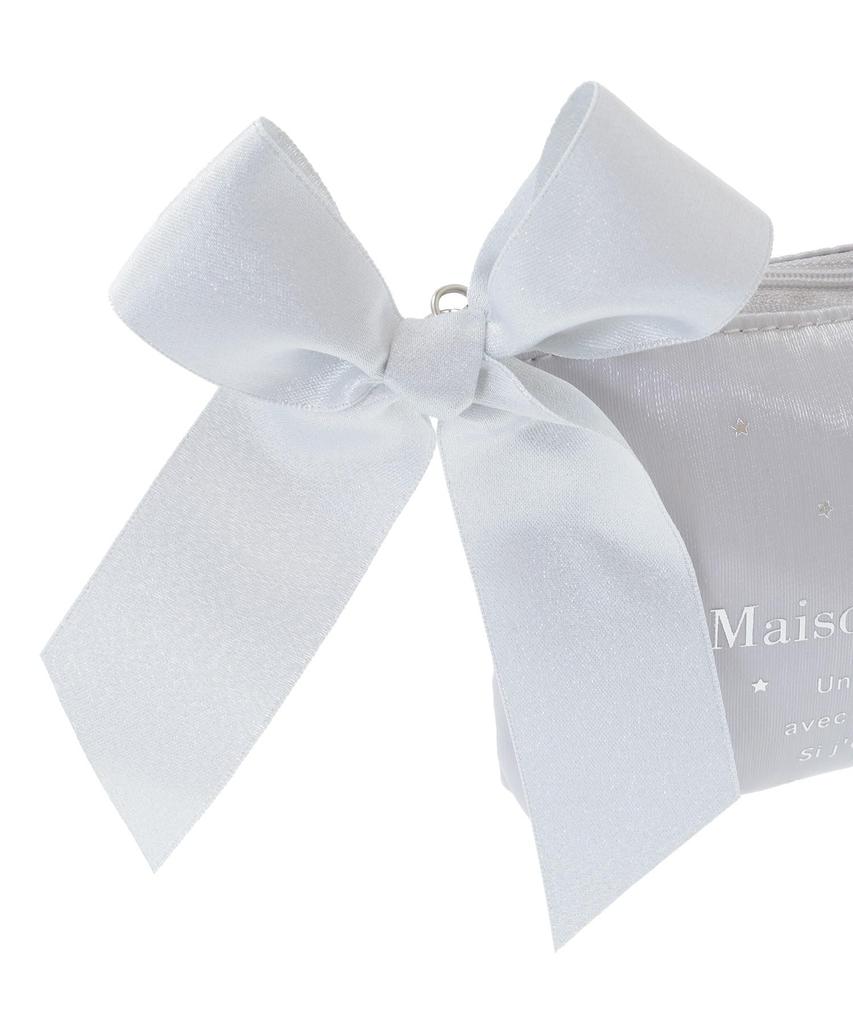 Maison de Fleur Star Shiny Pouch, Grayish Blue, Size F, PouchDrawstring Bag, 08000645000