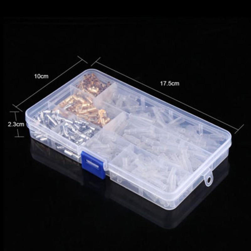 400PCS Wire Terminals Motorcycle Brass Male&Female Connectors Autos Part Tool
