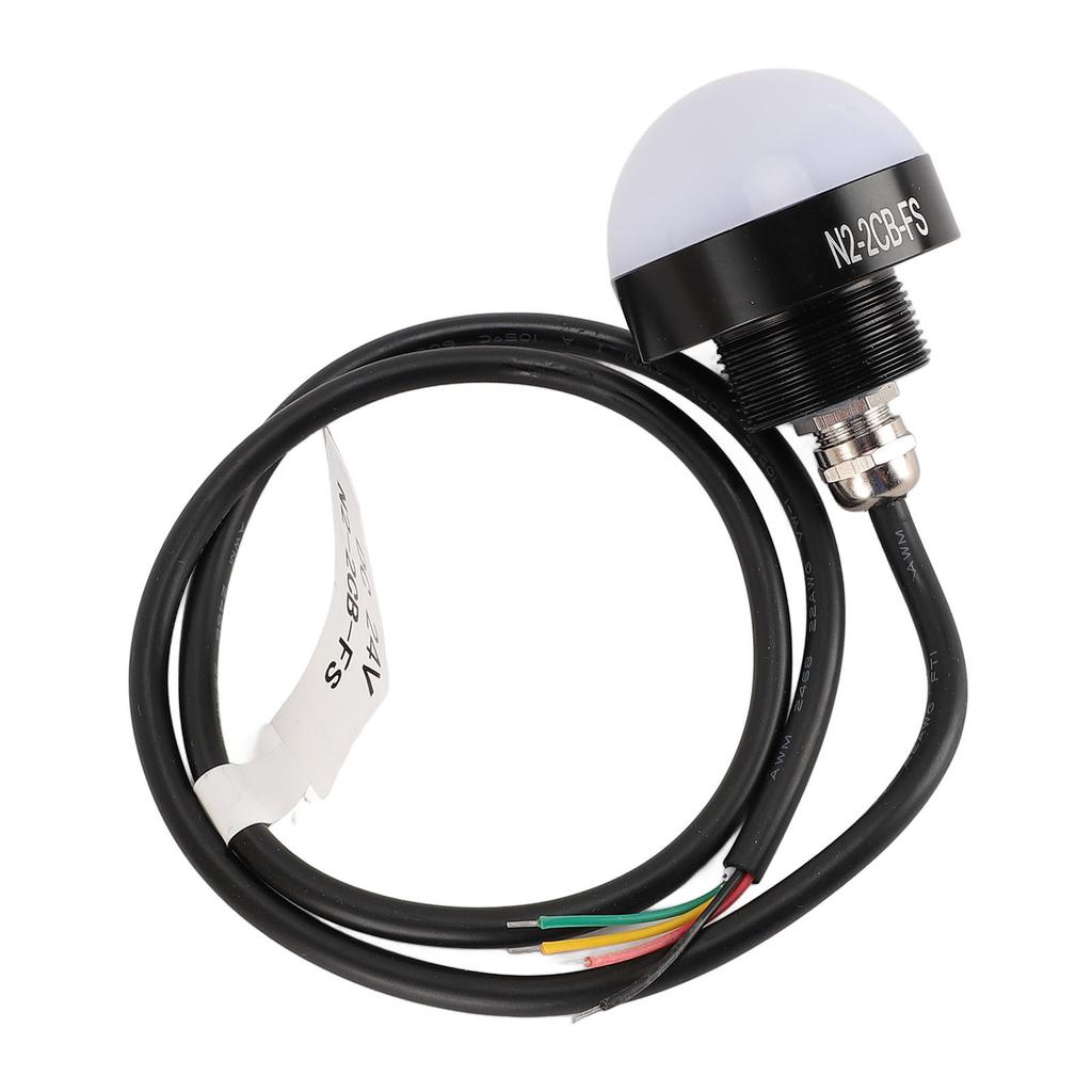 24V LED Industrial Warning Light Round Water Proof 3 Colors Industrial Signal Light for CNC Machine Tool