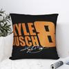 Decorative Pillowcases Kyle Busch Merch Seat Pillow Case Cover Zipper Multiple Sizes