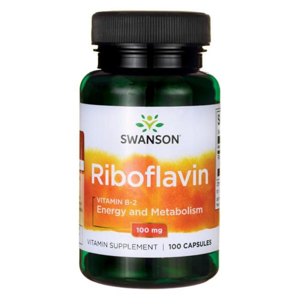 Swanson Riboflavine 100mg Gélules 1 pièce 100 Comprimés