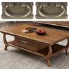2Pcs Furniture Drawer Decorative Handle Zinc Alloy Dressers Knob Vintage Cabinet Pull Rings Hardware Easy To Install