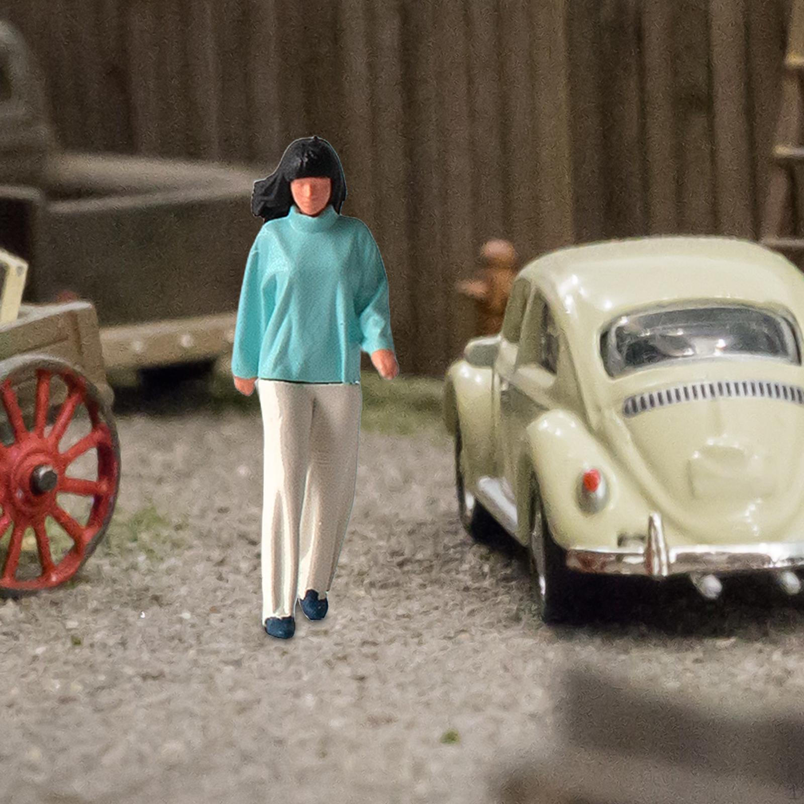 

1/64 Scale Diorama Miniature Figure Collection, Mini Model for Micro Decoration! Style A