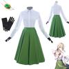 Evergarden Anime Violet Cosplay Costume Outfits Blouse Dress Gloves Set Uniform
