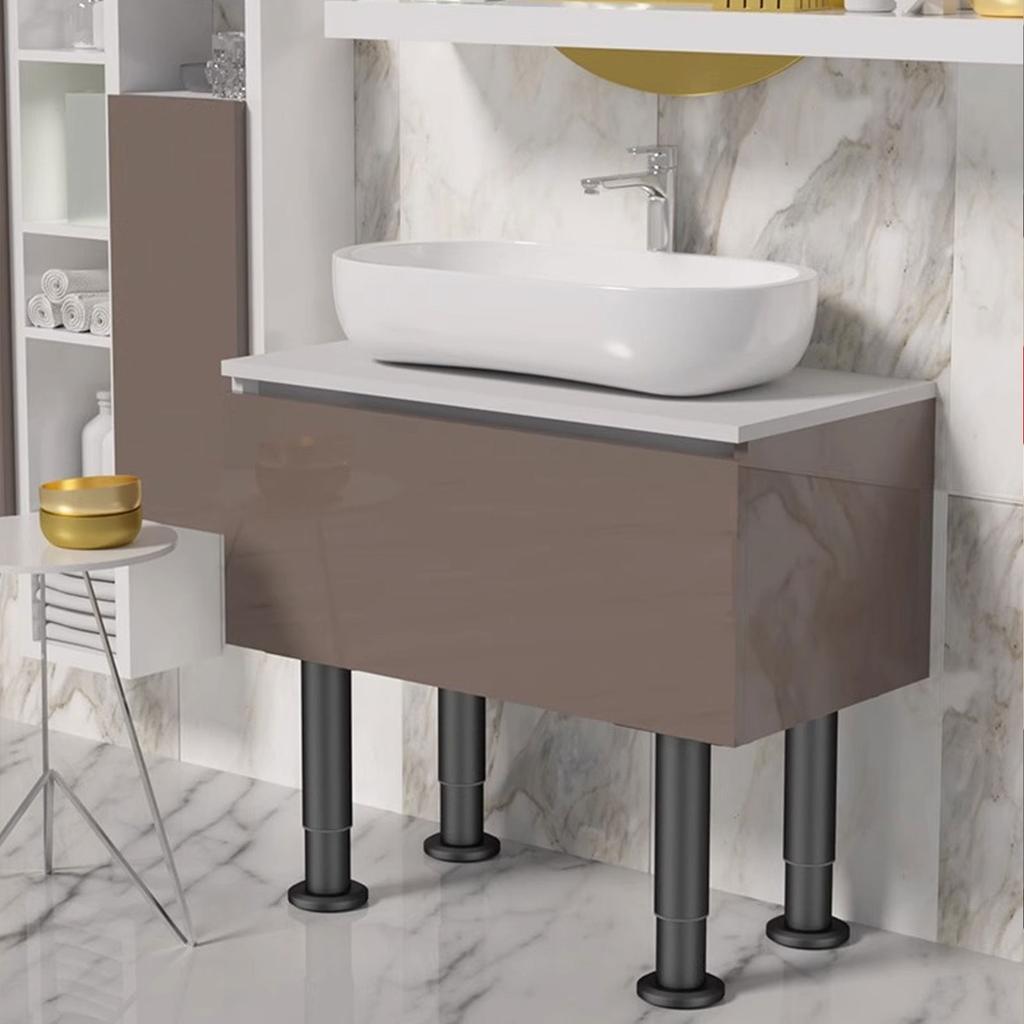 Adjustable Bed Frame Support Legs with Wider Base Under Bed Center Support Leg Bed Slat Furniture Leg Easy To Install