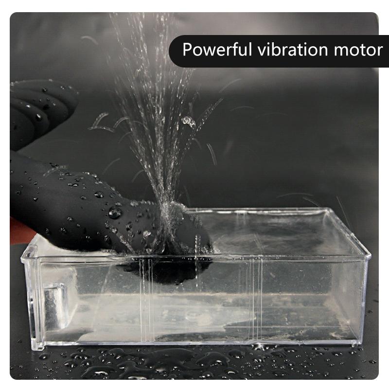 Massaggiatore prostatico da 360 gradi rotante vibratore anale silicone maschio butt plug ano vibrazione giocattolo del sesso per gli uomini stimolazione del punto G