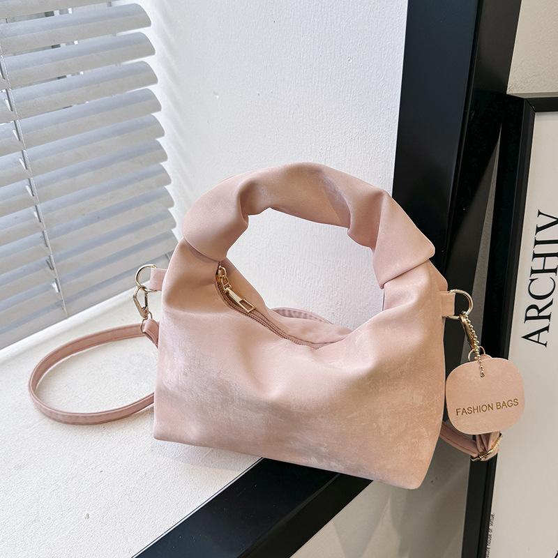 Dumpling bag cream puff women's bag 2025 new niche shoulder messenger bag handbag