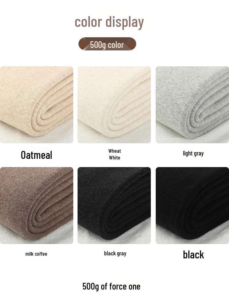 500g Combed Cotton Flannel-Lined Women's Vertical Stripe Leggings, Extra Long Warm Pantyhose for Autumn/Winter – Japanese Style