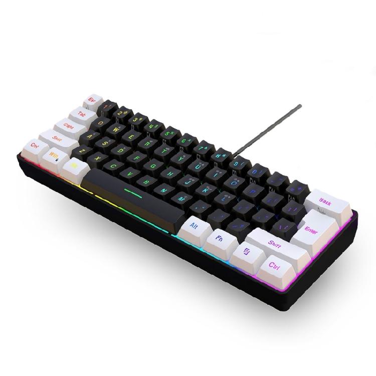 Wired Gaming Keyboard Water Resistant Gaming Keyboard RGB Lighting Keypad