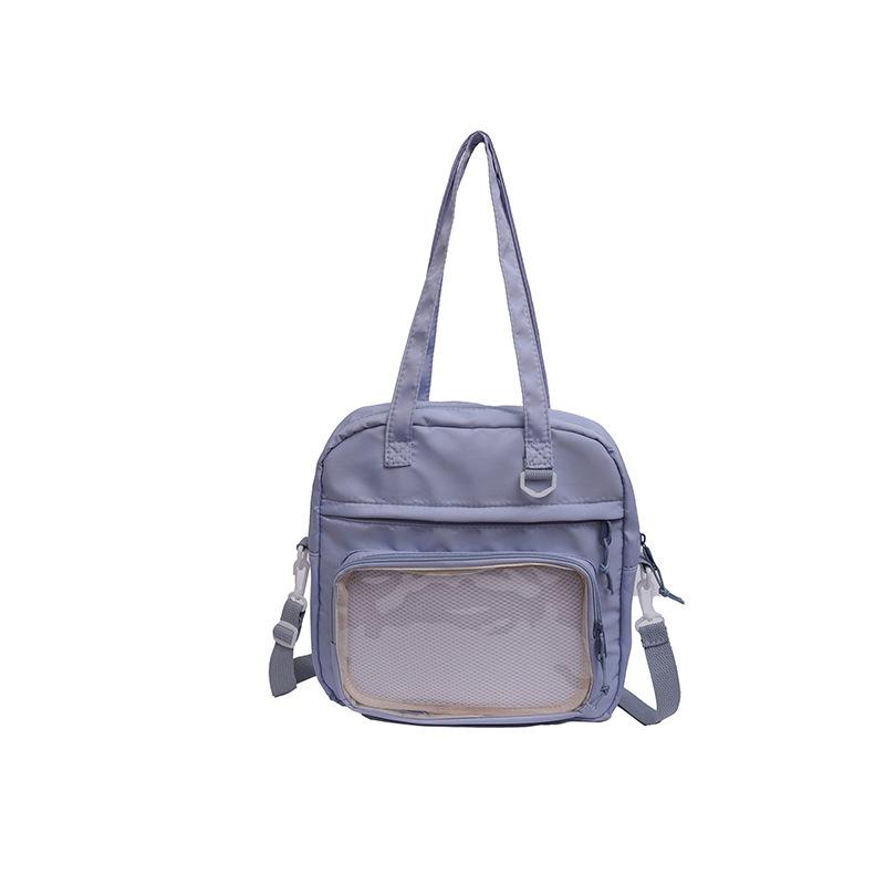 

2024 New Fashion Cute Bag Shoulder Bag Crossbody Bag Large Capacity Casual Women s Bag Student Women s Handbag Bag синій