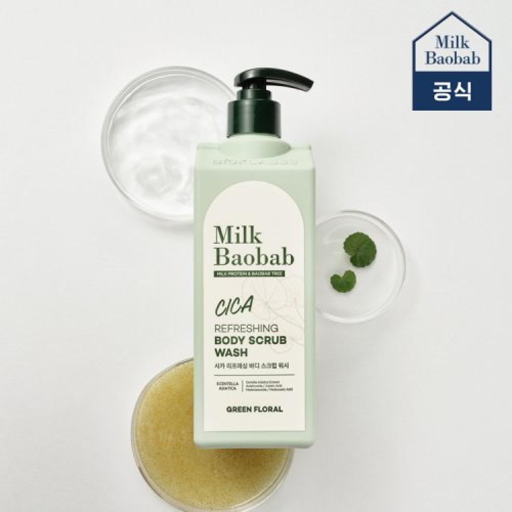 Milkbaobab Cica Refreshing Body Scrub Wash 500ml none