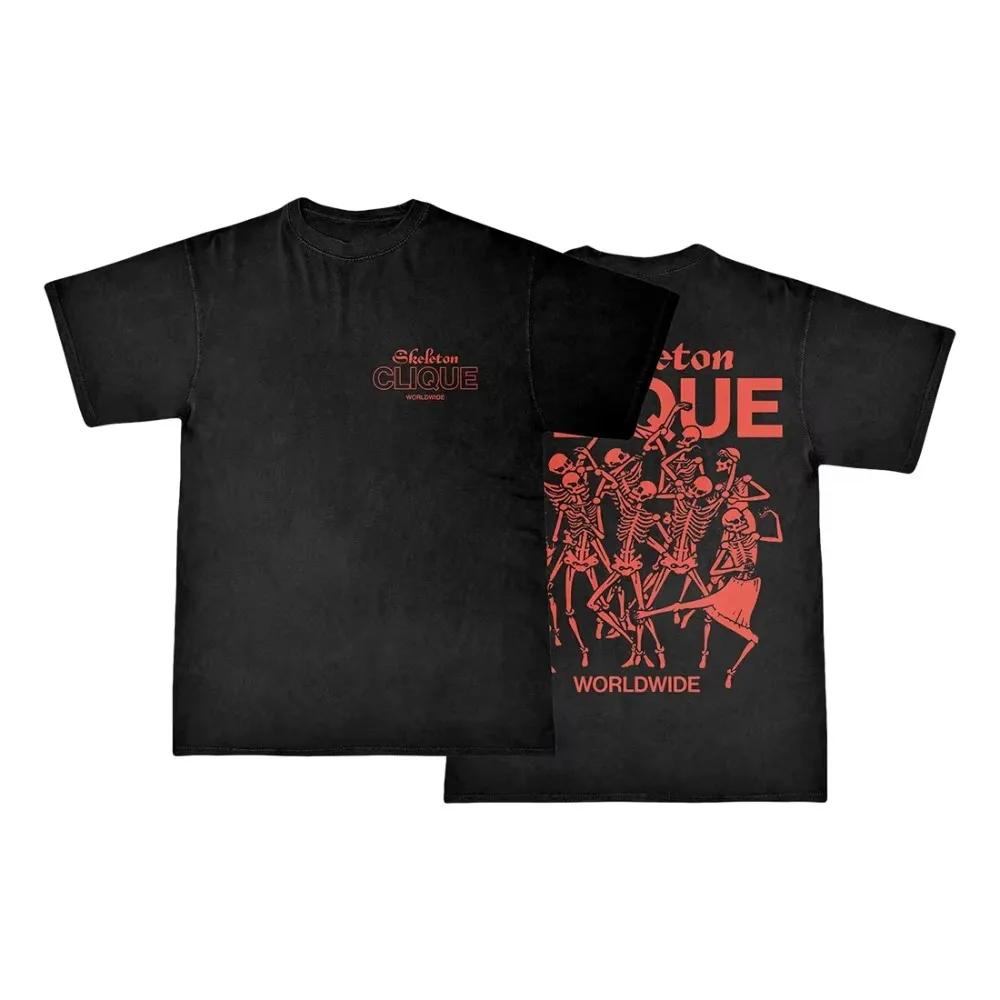 Tricou Casual Vintage Trupa Twenty One Pilots Femei Bărbați Mânecă Scurtă Oversized Rapper Hip Hop Punk Street Harajuku Bumbac