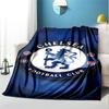 Chelsea F.C Pattern Blanket for Home Decoration, Bed, Sofa, Car Travel, Camping, Suitable for All Seasons, Birthday Christmas Gift