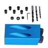 14Pcs Set Hole Drill Guide Jig Kit 15 degrees  Oblique Hole Drilling Locator Woodworking Accessory