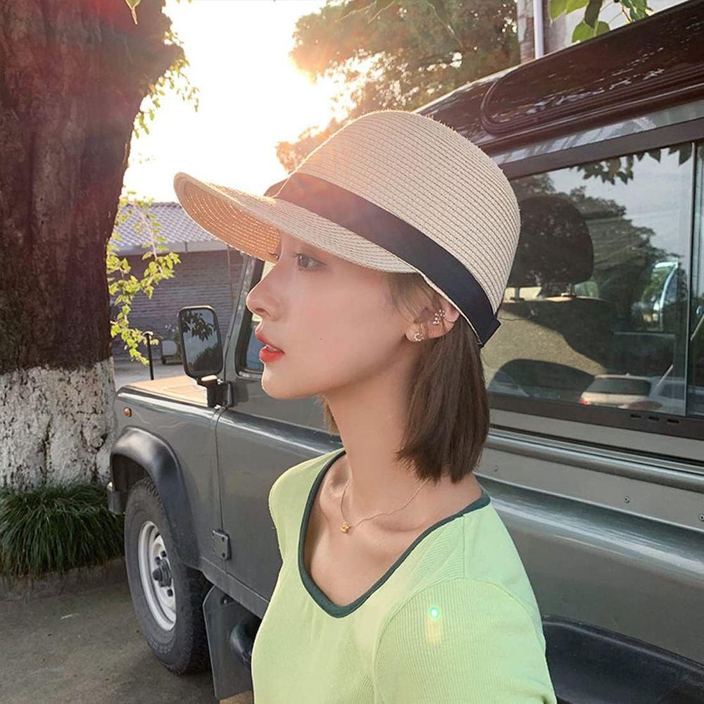 Women's Solid Color Travel Beach Baseball Cap