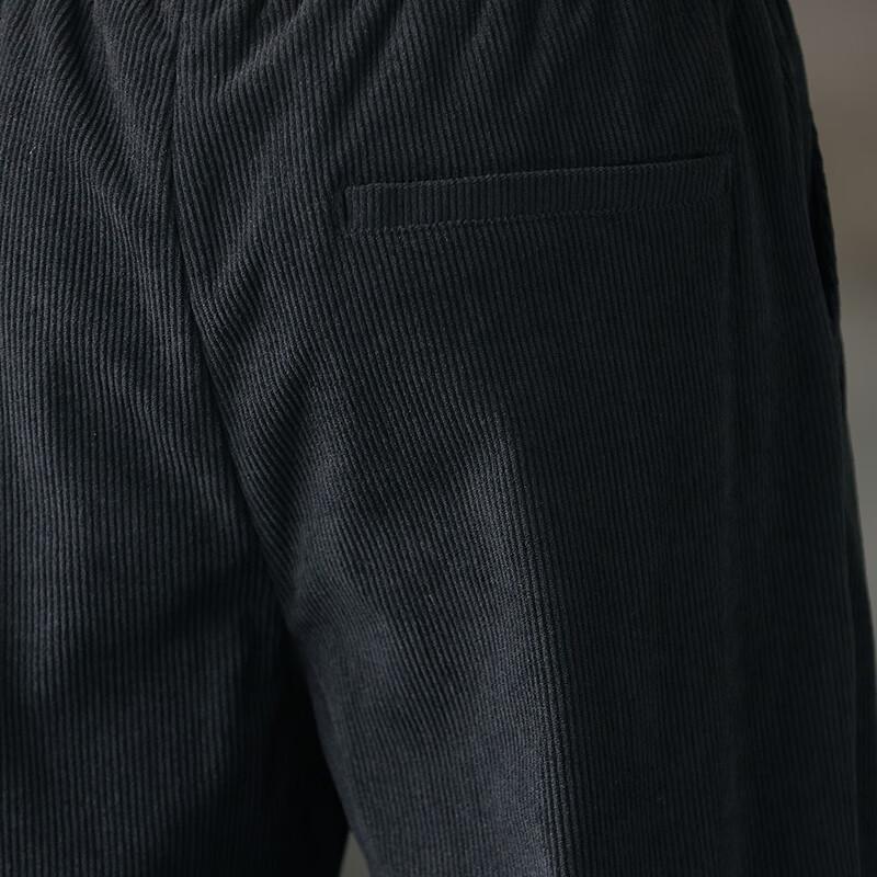 FAPAI Men's Thickened Warm Straight Fit Casual Pants