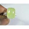 Natural Prehnite 925 Solid Sterling Silver Ring Size US-7.5 PG-221