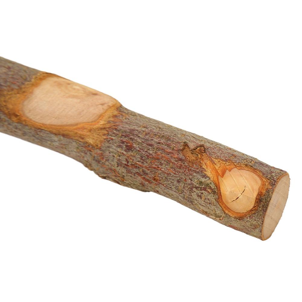 Non-Slip Bumpy Texture Wood Parrot Perch Easy Installation Adjustable Design Bird Standing Stick Replaceable Suction Cups