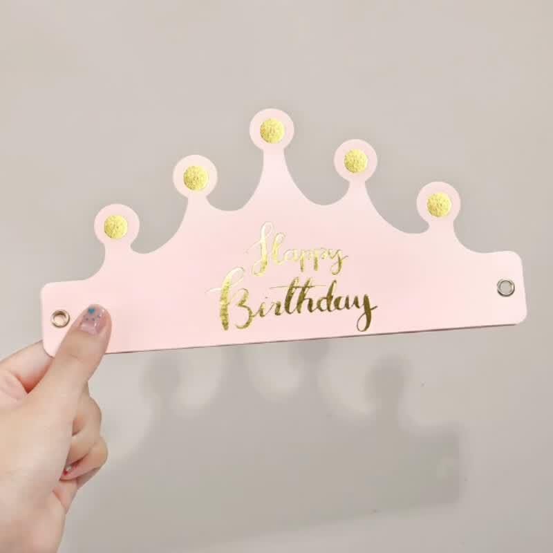 

Ins Style Adjustable Foldable Birthday Hat
