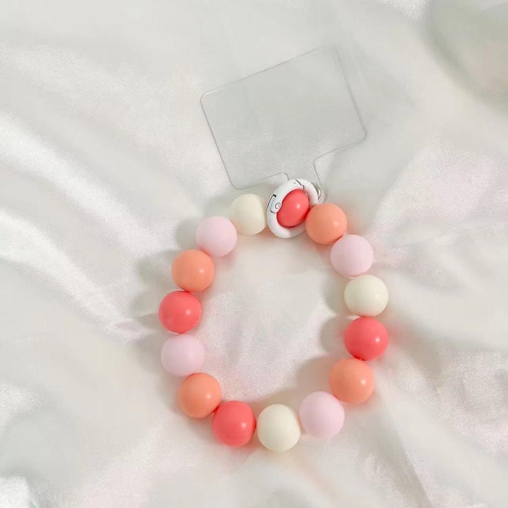 Mobile Phone Chain, Matte Bead Bracelet, Fresh Bracelet, Universal Mobile Phone Case, Wrist Strap, Pendant.