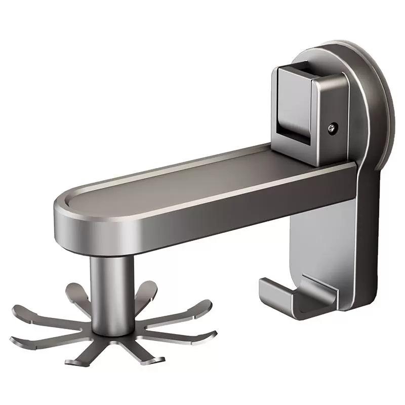 Kitchen Rotating Suction Cup Hook Shelf Spatula Spoon Shovel Hanger No Punching Wall Hanging Kitchenware Storage Hanger