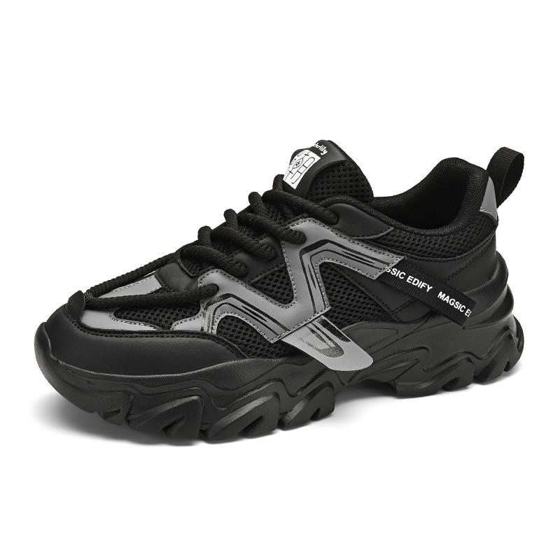 Dad shoes men's spring mesh niche casual versatile youth mesh shoes breathable sports running white men's shoes