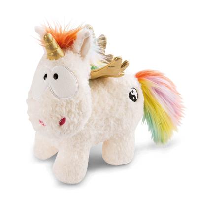 NICI Einhorn Regenbogen Yan Plüschtier Weiß, 32cm, Deutschland, 3047379,
