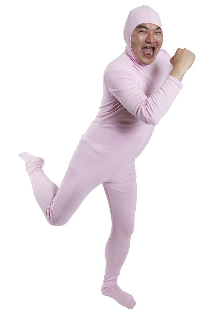 Clearstone Cosplay Halloween Full Body Zentai Size Pink Suit, Unisex, L,