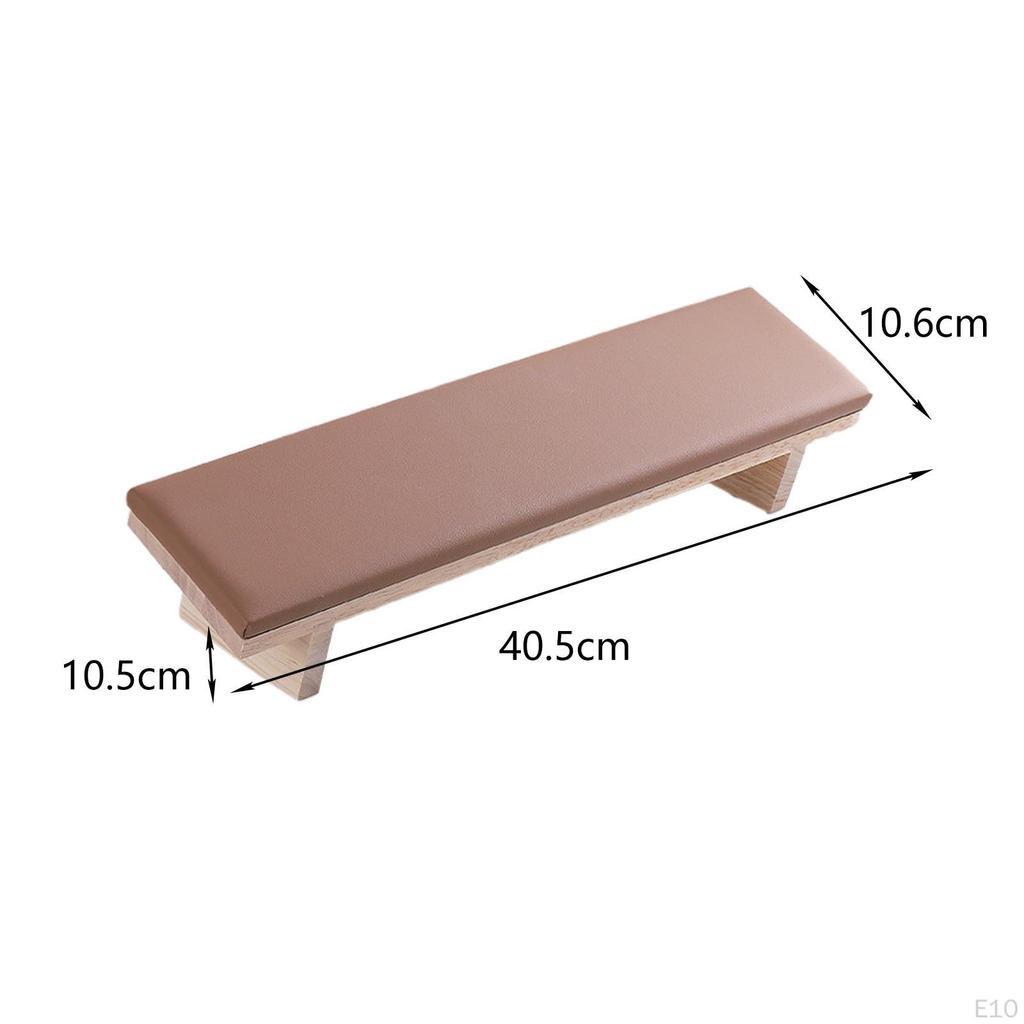 Hand Rest ,Professional ,Wood, Memory Foam Practical Accessories Soft Wrist Pad Support Manicure