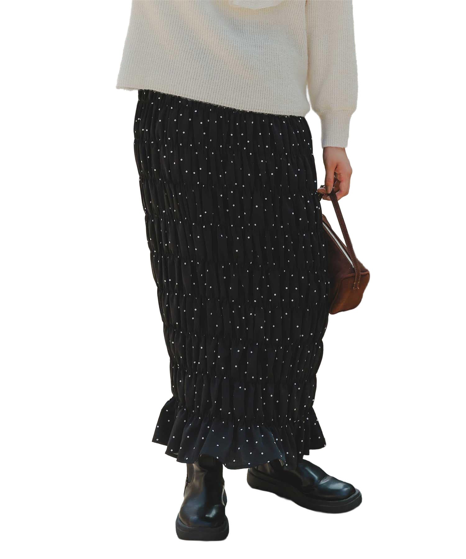 

Titibait Shirred Skirt Size Black I-Line AGXP4400, Women s, Small, чорний