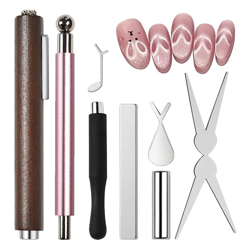 1PC Nail Art Cat Magnet Pen Multi-Function Magnet Tool For 3D Magnet Sticks Gel Painting Magnet Wand UV Gel Polish Manicure Tool