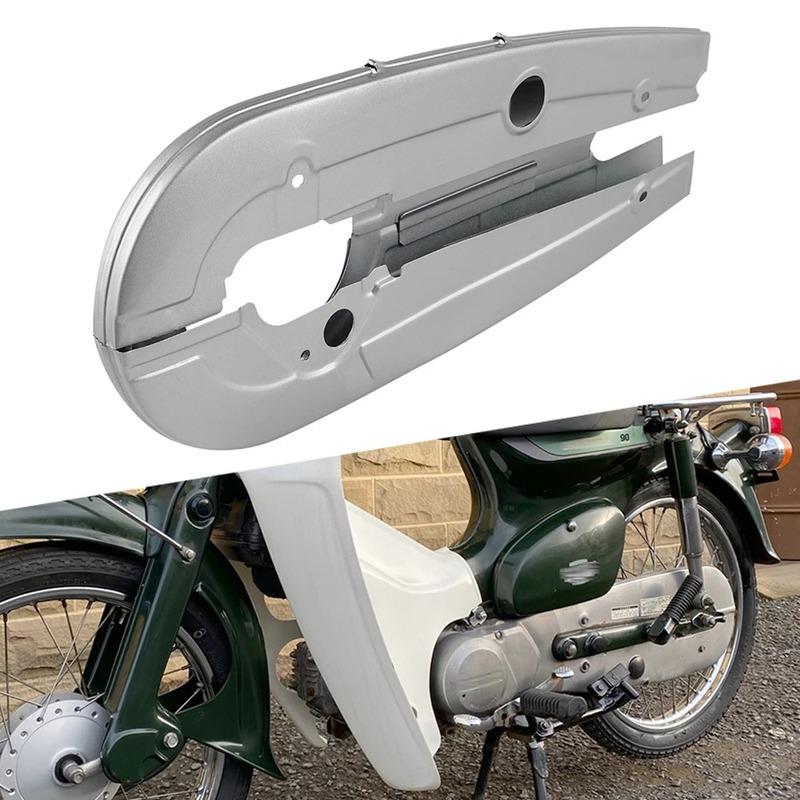 Motorcycle Chain Case Chain Box Chain Guard Protection Cover for Honda C90 C70 C50 1983-Up
