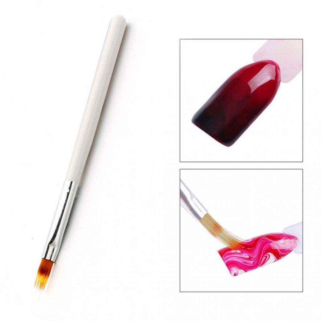 UV Gel Gradient Painting Pen Drawing Brush Plastic Handle Manicure Nail Art Tool