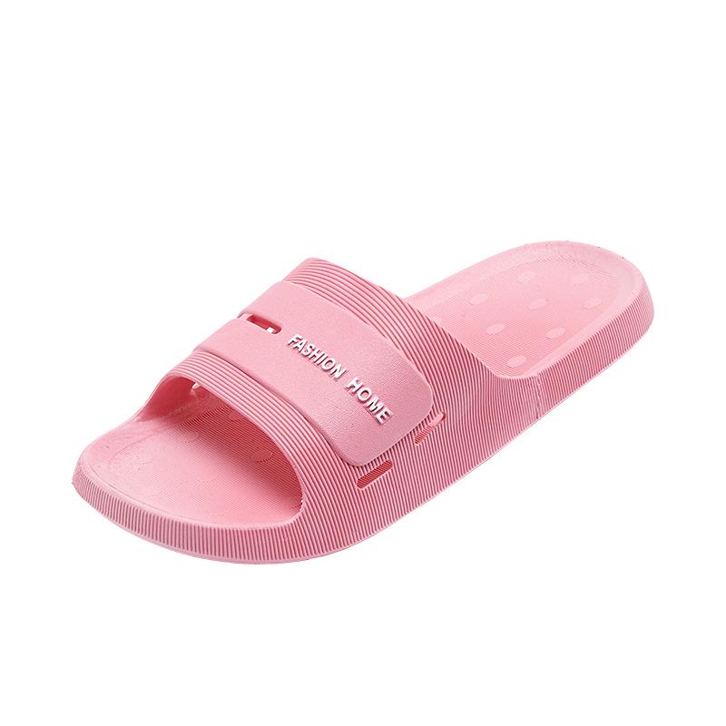 Women's Casual PVC Flat Heel Slippers - Comfortable Flip-Flops for Beach and Outdoor Wear