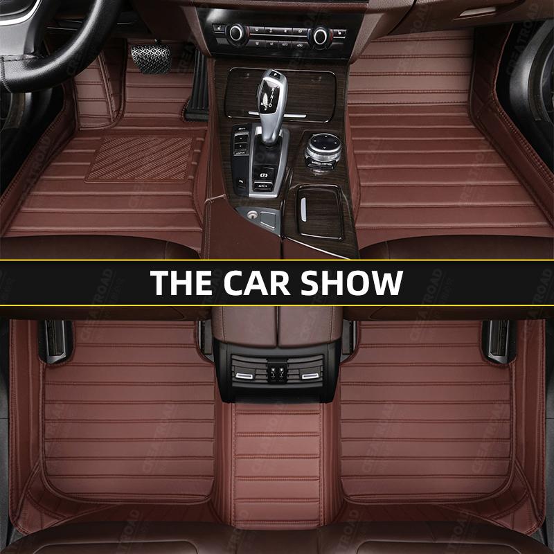 Car floor mats for Ford Explorer SEVEN SEATS 2016 2017 2018 auto foot Pads automobile carpet cover interior accessories