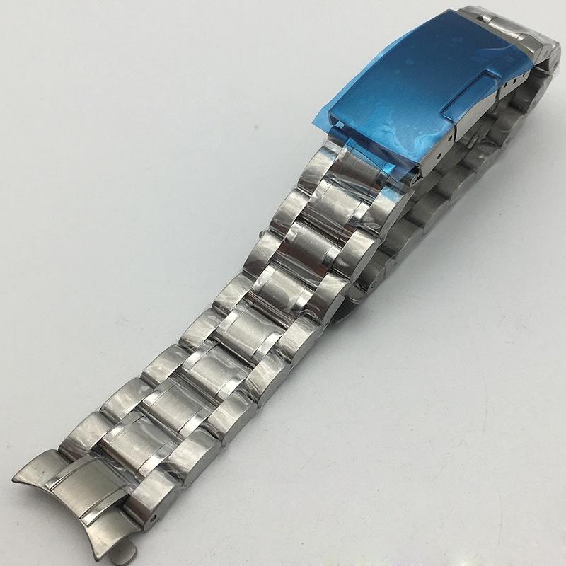 Solid Stainless Stainless Steel Single-Side Folding Buckle Watch Accessories Steel Arc Mouth
