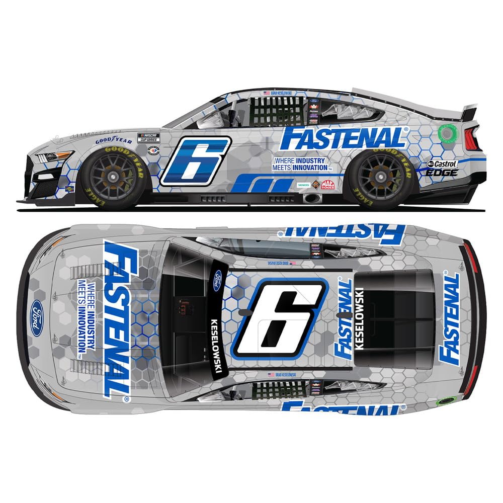 

Lionel Racing Brad Keselowski FASTENAL Ford Mustang NASCAR 2023 1/64 #91