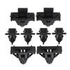 New High Quality Black Cruiser Cowl Clip Set FOR 2007 2008 2009 2010 2011 2012 2013 2014 TOYOTA FJ Professional Car Accessories