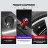 For BMW 4Pcs Car Wheel Tire Valve Caps Metal Stem Cover Auto Accessories M3 M5 X3 E93 F10 F20 F30 F40 F15 F25 F26 F31 F49 F86