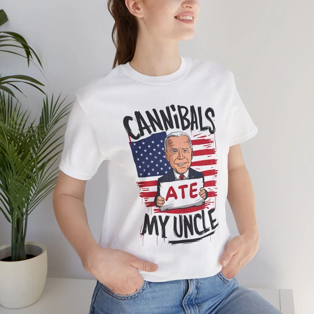 Cannibals Ate My Uncle Joe Biden Shirt Trump 2024 TShirt