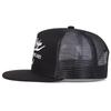 Unisex Bullhead Embroidery Hip-hop Net Hats Spring Summer Outdoor Adjustable Casual Baseball Caps Trucker Caps Sunscreen Hats