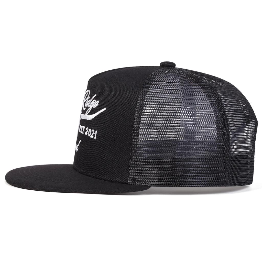 Unisex Bullhead Embroidery Hip-hop Net Hats Spring Summer Outdoor Adjustable Casual Baseball Caps Trucker Caps Sunscreen Hats