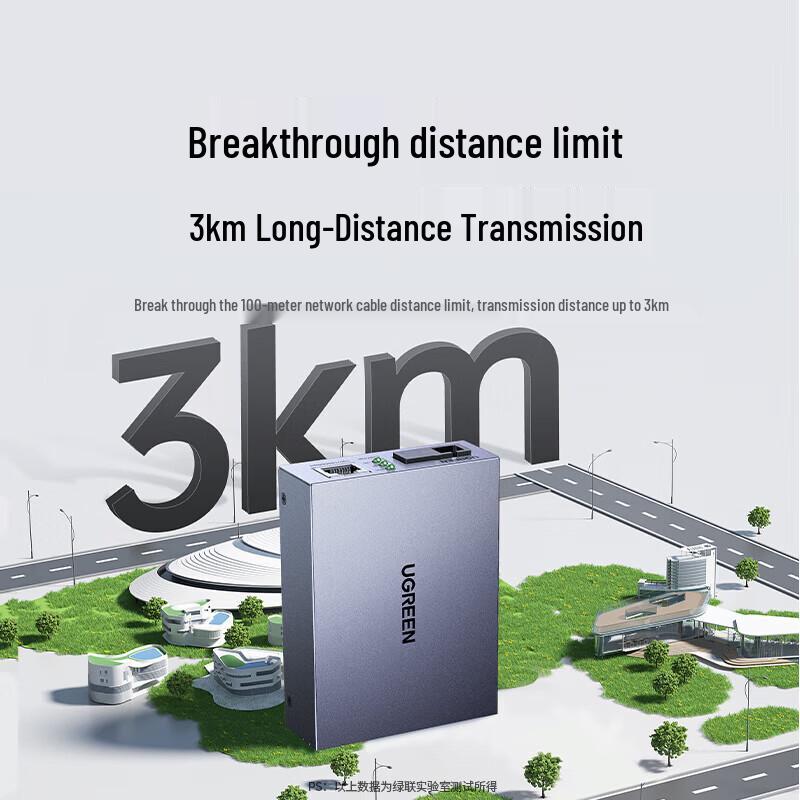 UGREEN Gigabit Single-Mode Fiber Optic Transceiver