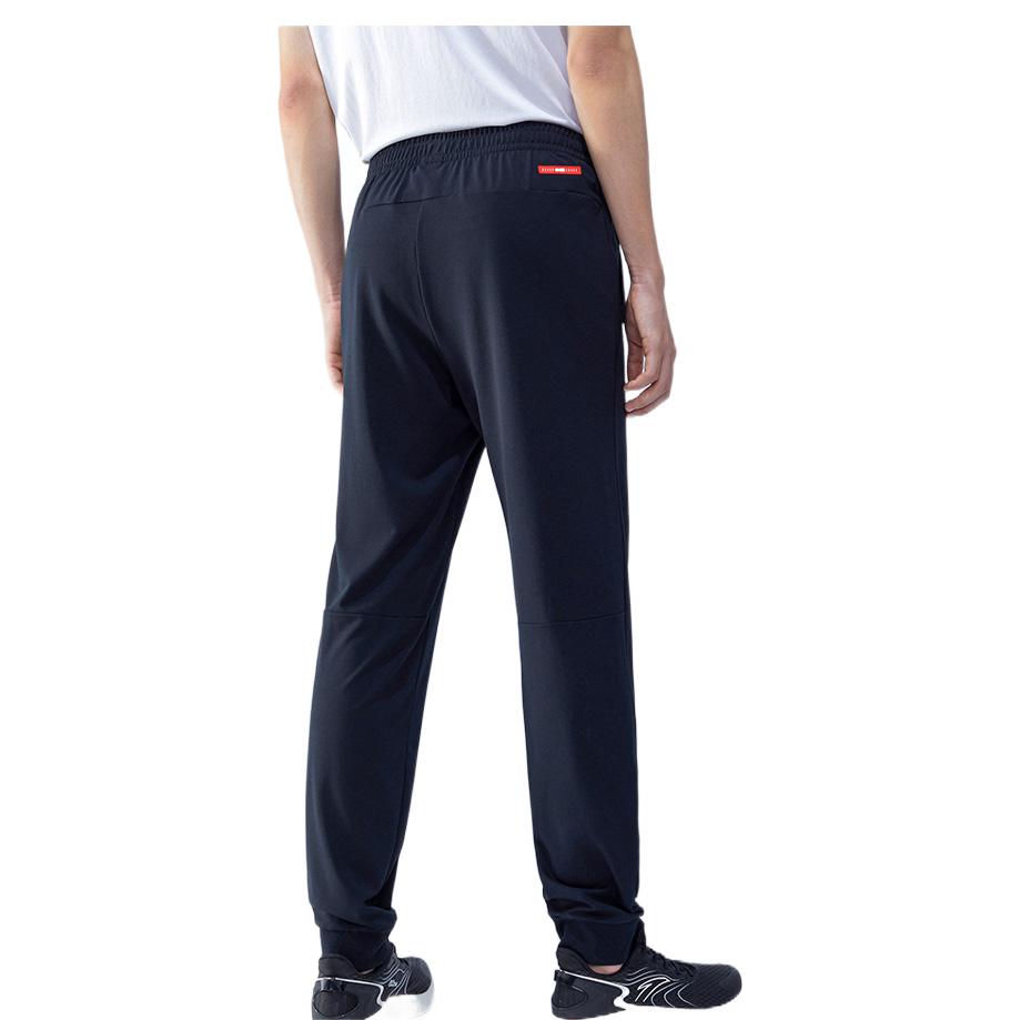 Anta Solid Color Elastic Cuffed Casual Pants Men Bottoms Black 152227343-1