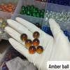 16mm Mixed Checkered Glass Beads & Marbles - Nostalgic Crystal Balls for Kids