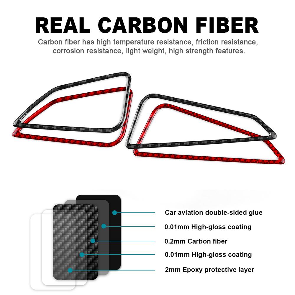 Echter Weicher Kohlefaseraufkleber Für Toyota Corolla 2019 2020 2025 2025 2025 2025 Armaturenbrett Seite Luftausströmer Außen Innen Zubehör