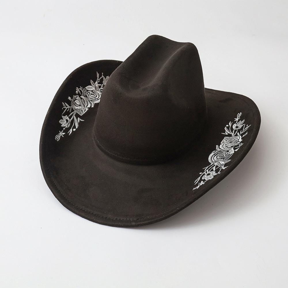 Formal Occasion Embroidered Felt Top Hat British Vintage Hats  Men Women