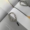Double-layer Rhinestone Bracelet Ins Niche Design Female Couple Light Luxury Male Trendy Girlfriend Cold Wind Titanium Steel Hip-hop Bracelet