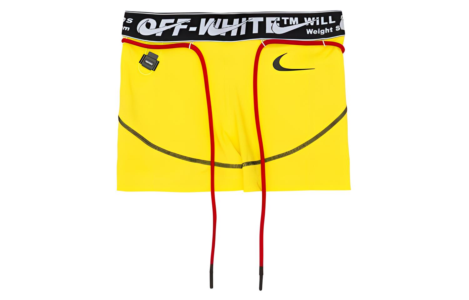 Женские тренировочные шорты OFF WHITE X Nike Opti Yellow CN5575-731 XS